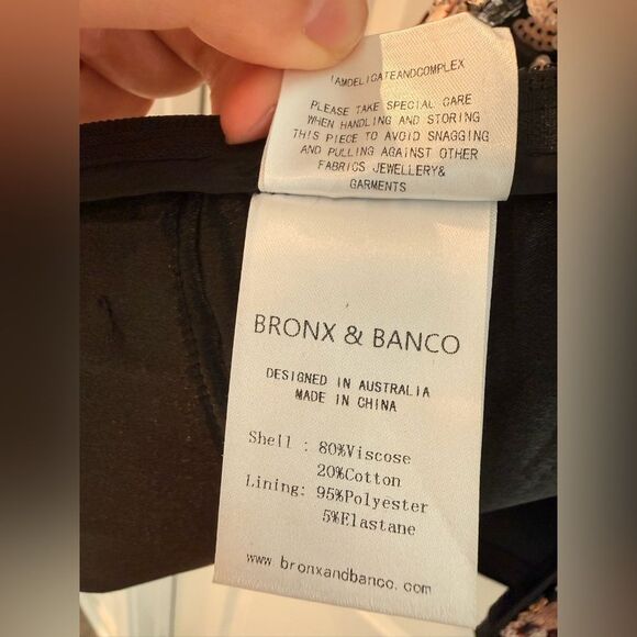 NWOT Bronx and Banco Maraya Sequin Strapless Mini Dress in Multi - Picture 8 of 14